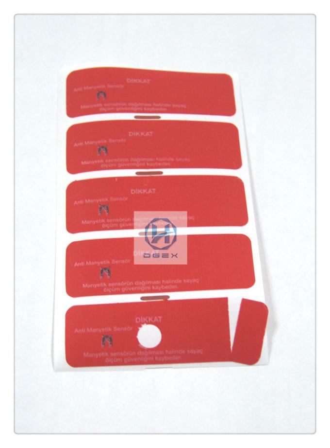 Tamper Evident Security Labels Total Transfer Printing Material