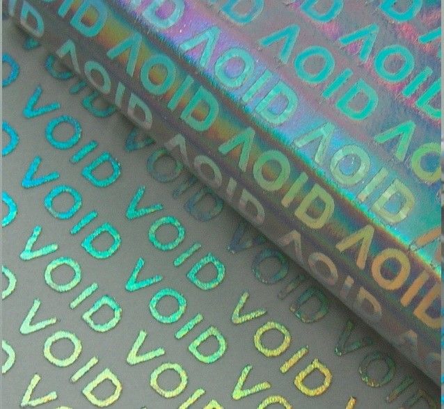 Rainbow Color Customized 3D Hologram Sticker For Strengthen Brand Image